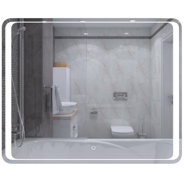 Зеркало MIXLINE &amp;quot;Валерия&amp;quot; 1000*800 (ШВ) сенсорный выключатель, светодиодная подсветка - MLZ.Va.10-8.1.2 