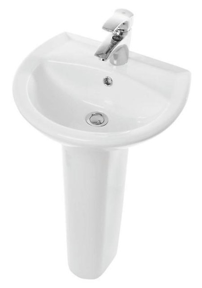 Раковина Sanita Аттика 55, белая (WB.PD/Attica/55-C/WHT.G/S1)