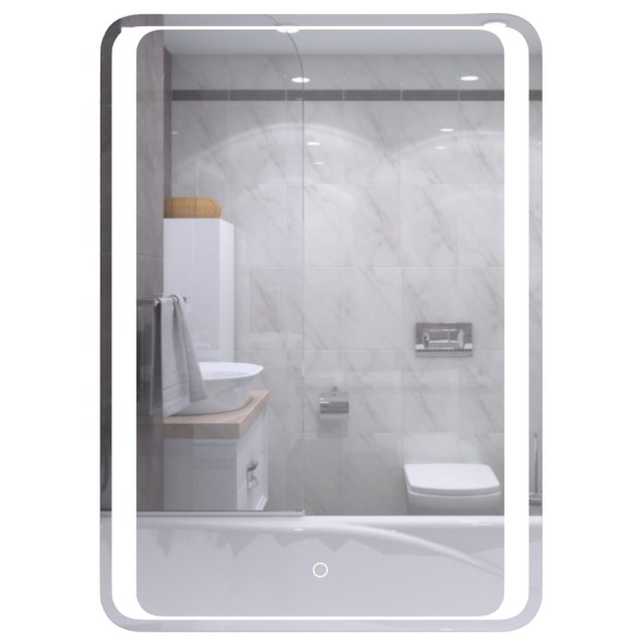 Зеркало MIXLINE &amp;quot;Валерия&amp;quot; 600*800 (ШВ) сенсорный выключатель, светодиодная подсветка - MLZ.Va.6-8.1.2 