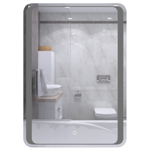 Зеркало MIXLINE &amp;quot;Валерия&amp;quot; 600*800 (ШВ) сенсорный выключатель, светодиодная подсветка - MLZ.Va.6-8.1.2 