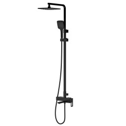 Душевая система 35к G2417-6 GAPPO лейка "Тропический душ" ЧЕРНЫЙ - G2417-6