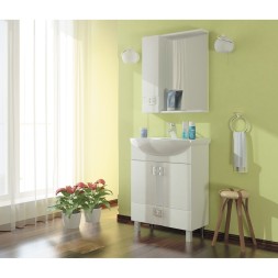 Тумба д/ванной &amp;quot;КВАДРО 1-75&amp;quot;  под раковину Элеганс-75 (Kirovit) (ПВХ) - 551698 