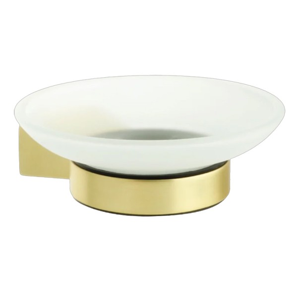 Мыльница Fixsen TREND GOLD стекло, золото матовое (FX-99008)