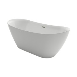 Ванна акриловая Azario GOLDFIELD 1700х750х650 свободностоящая, в комплекте с сифоном и металлической рамой (GOL17075)