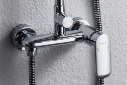 Душевая колонна Bravat OPAL R со смесителем, хром (F9125183CP-A2-RUS)