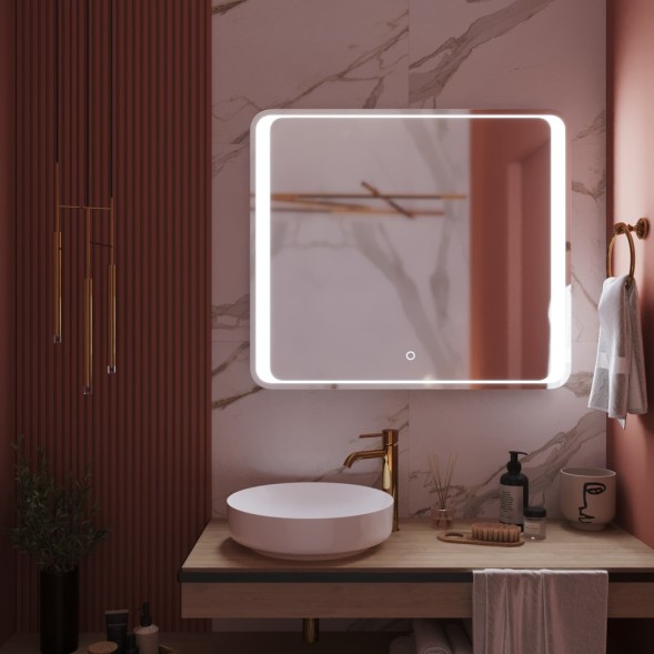 Зеркало MIXLINE &amp;quot;Валерия&amp;quot; 800*700 (ШВ) сенсорный выключатель, светодиодная подсветка - MLZ.Va.8-7.1.2 