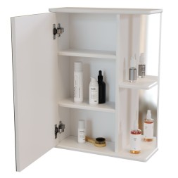 Зеркальный шкаф "Стандарт-50" левый без подсветки (ПВХ) - 525513