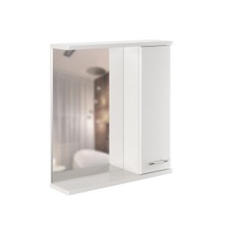 Зеркальный шкаф "Росток 65" правый без подсветки (ПВХ) - 536050