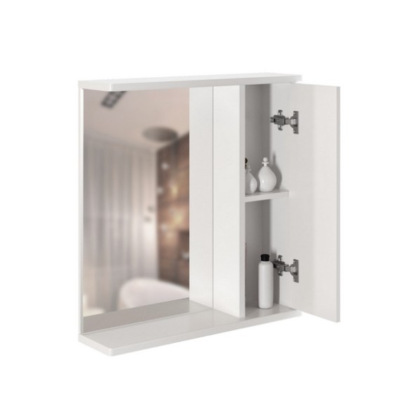 Зеркальный шкаф &amp;quot;Росток 65&amp;quot; правый без подсветки  (ПВХ) - 536050 