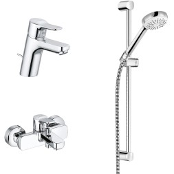 Комплект для ванны и душа KLUDI PURE&amp;amp;EASY 3in1, хром (376850565)