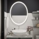 Зеркало MIXLINE &amp;quot;Дора&amp;quot; 700*900 (ШВ) овал, сенсорный выключатель, светодиодная подсветка - MLZ.Do.7-9.1.2 
