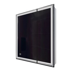 Зеркальный шкаф MIXLINE &amp;quot;Мелис&amp;quot; 700*800 (ШВ) 2 створки, левый,сенсорный выкл, светодиодная подсветка - MLW.Me.7-8.L.1.2 