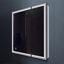 Зеркальный шкаф MIXLINE &amp;quot;Мелис&amp;quot; 700*800 (ШВ) 2 створки, левый,сенсорный выкл, светодиодная подсветка - MLW.Me.7-8.L.1.2 