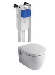 Комплект инсталляции Ideal Standard ProSys Eco Frame M  с унитазом Connect E803501, сиденье микролифт E712701 (W220101)