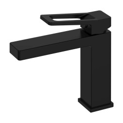 Смеситель для раковины 30к HB10732-7 HAIBA б/отв п/гайку ЧЕРНЫЙ - HB10732-7