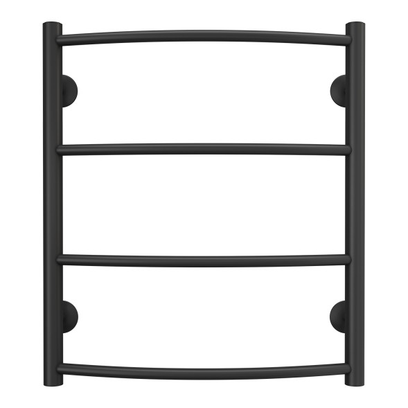 Полотенцесушитель водяной AZARIO VERONA 500/600 4 секции, нижнее/диагональное подключение, 1/2&amp;quot;, графит (AZ83913G)