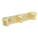 Крючок Fixsen Trend GOLD, тройной, золото матовое (FX-99005-3)