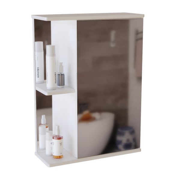 Зеркальный шкаф &amp;quot;Стандарт-50&amp;quot; правый без подсветки (ПВХ) - 525514 