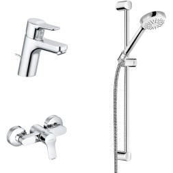 Комплект для душа KLUDI PURE&amp;amp;EASY  3in1, хром (378450565)
