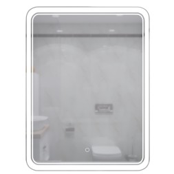 Зеркало MIXLINE "Умберто" 600*800 (ШВ) сенсорный выключатель, светодиодная подсветка - MLZ.Um.6-8.1.2