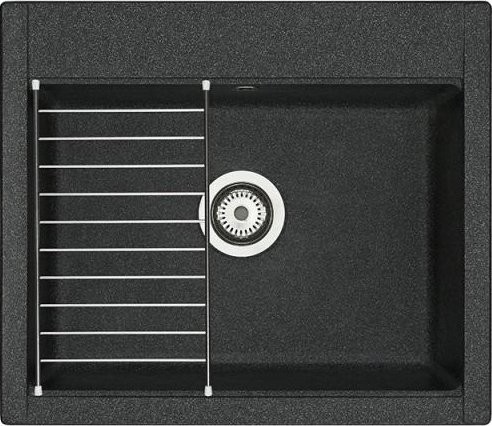 Кухонная мойка AQUATON Делия 60, графит (1A715232LD210)
