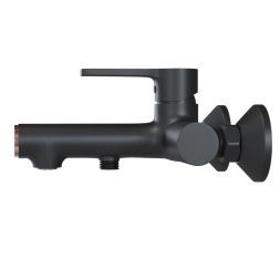 Смеситель для ванны 35k MIXLINE ML23-01 "Round Black" ЧЕРНЫЙ - ML23-01