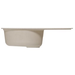 Мойка ML-GM16 КОМФОРТ овальная с крылом, бежевая (328), 730*460*180мм - 00-00009366 