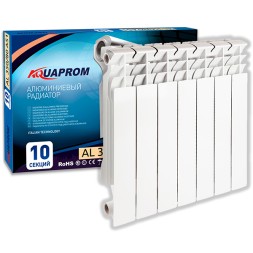 Радиатор алюминиевый AQUAPROM/FIRENZE 350*80 4 сек. - A52