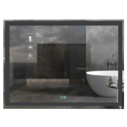 Зеркало MIXLINE &amp;quot;Ливия-2&amp;quot; 800*600 (ШВ) сенсорный выключатель, светодиодная подсветка + подогрев - ФР-00001193 
