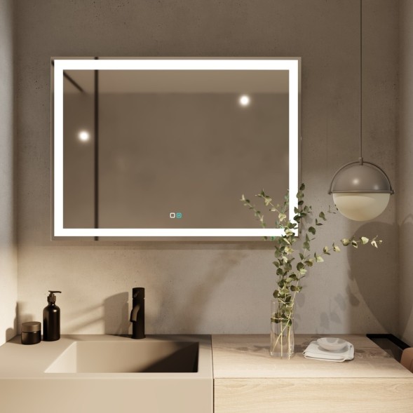 Зеркало MIXLINE &amp;quot;Ливия-2&amp;quot; 800*600 (ШВ) сенсорный выключатель, светодиодная подсветка + подогрев - ФР-00001193 