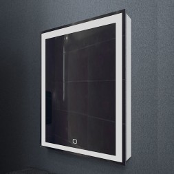 Зеркальный шкаф MIXLINE &amp;quot;Минио&amp;quot; 600*800 (ШВ) левый,сенсорный выкл, светодиодная подсветка - MLW.Mi.6-8.L.1.2 