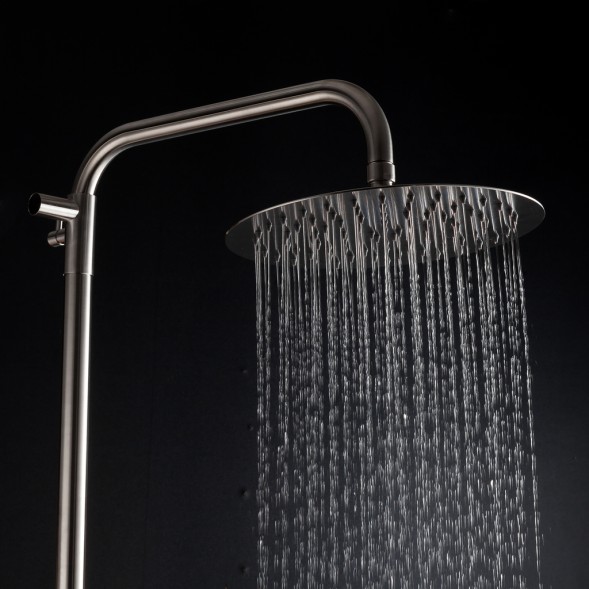 Душевая система 35к G2499-30 GAPPO нерж. сталь , лейка &amp;quot;Тропический душ&amp;quot; D245 САТИН - G2499-30 