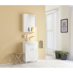 Тумба д/ванной &amp;quot;ЛИМА-65&amp;quot; под раковину Элеганс-65 (Rosa) (ПВХ) - 551703 