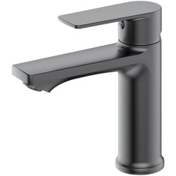 Смеситель для раковины 35к HB10719-3 HAIBA б/отв п/гайку ОРУЖ.СТАЛЬ - HB10719-3