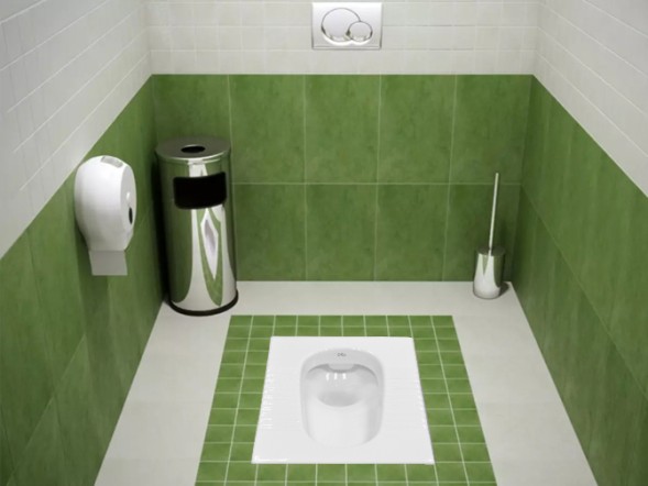 Унитаз напольный &amp;quot;Чаша Генуя&amp;quot; Creo Ceramique 525х405х220 мм, с гидрозатвором (SQ9100)