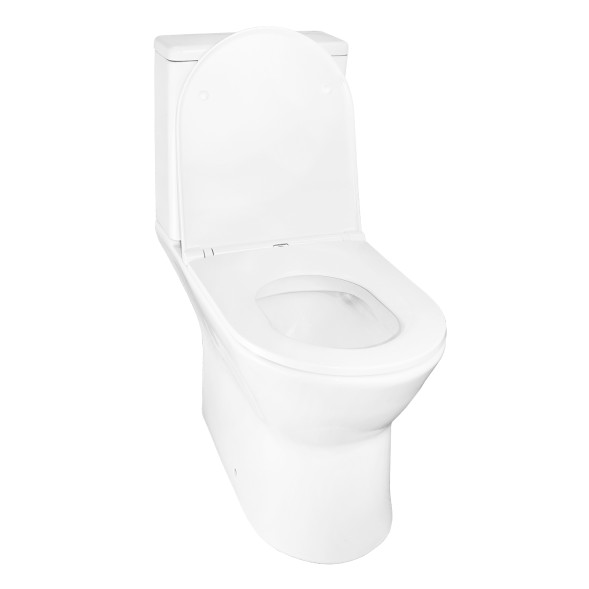 Унитаз - компакт Azario Dante 360х660х805 напольный, безободковый, быстросъемное сиденье микролифт (93589)