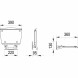 Сиденье для душа Ravak Ovo B II Clear/Black Прозрачное Черное (B8F0000059)