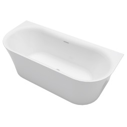 Ванна акриловая Azario Энгельс 1700x750x580 пристенная, в комплекте с сифоном и металлической рамой (ENG17075)