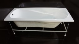 Ванна Loranto Arctica 1500х700 с каркасом и экраном, ABS пластик (CS00025375)