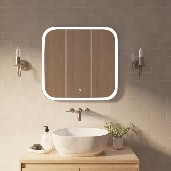 Зеркало MIXLINE &amp;quot;Стив&amp;quot; 700*680 (ШВ) сенсорный выключатель, светодиодная подсветка - ФР-00001136 