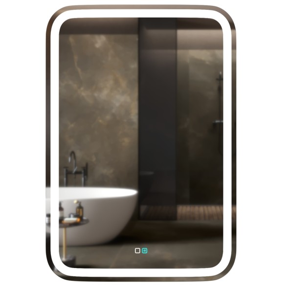 Зеркало MIXLINE &amp;quot;Мальта-2&amp;quot; 550*800 (ШВ) сенсорный выключатель, светодиодная подсветка + подогрев - ФР-00001215 