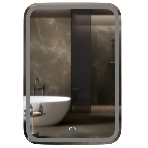 Зеркало MIXLINE &amp;quot;Мальта-2&amp;quot; 550*800 (ШВ) сенсорный выключатель, светодиодная подсветка + подогрев - ФР-00001215 