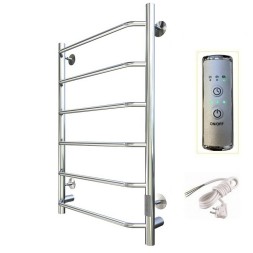 Полотенцесушитель электрический ЛЦ 80х50 6 пер ТРАПЕЦИЯ унив (скрыт подкл, таймер, 351Вт) ТРУГОР - 00-00031620 