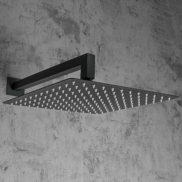 Душевая система 35к G7117-6 GAPPO лейка &amp;quot;Тропический душ&amp;quot; встраиваемая ЧЕРНЫЙ - G7117-6 