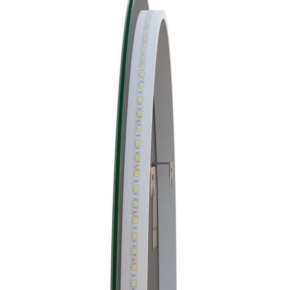 Зеркало MIXLINE &amp;quot;Алон круг&amp;quot; - ЭКОНОМ D700 светодиодная подсветка, сенсорный выключатель - MLZ.Al.7.1.2 