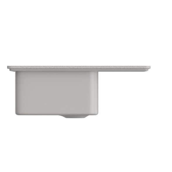 Мойка ML-GMS03 СТАНДАРТ с крылом, светло-серый (310), 605*495*190мм - 00-00004520 