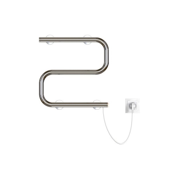 Полотенцесушитель MIXLINE SIMPLE S 40x40 (кнопочный выкл, 100 Вт) - ML-556794 