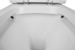 Унитаз-компакт Creo Ceramique ARLES 650х370х820 напольный, c быстросъемным сиденьем микролифт, белый (AS1002+AS1003+AS1001T)