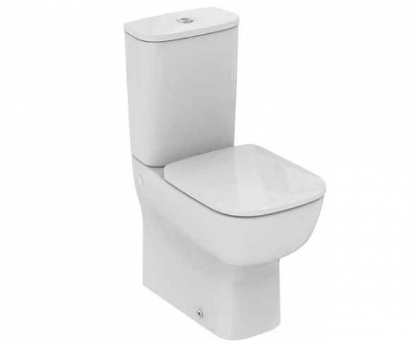 Унитаз-компакт (чаша) Ideal Standart ESEDRA напольный, короткая проекция, глубокий смыв (T282001)