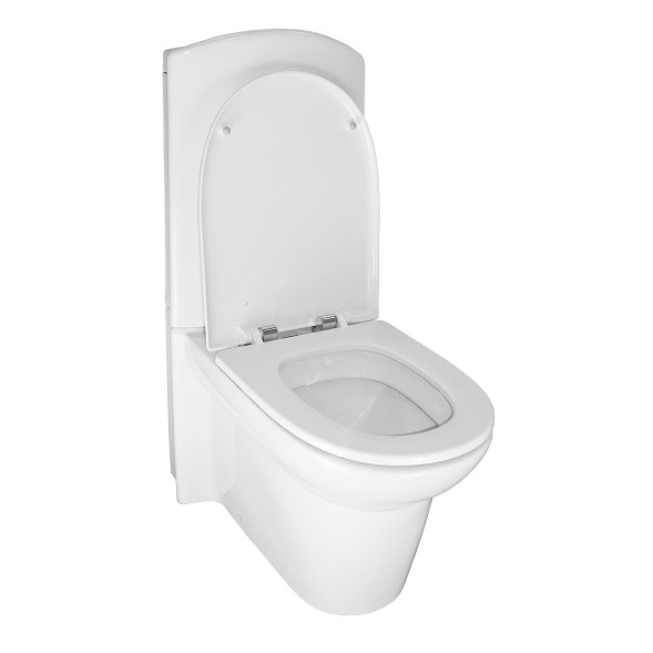 Унитаз-компакт Creo Ceramique LE MANS напольный, скрытый монтаж,  с крышкой микролифт (415х705х950)